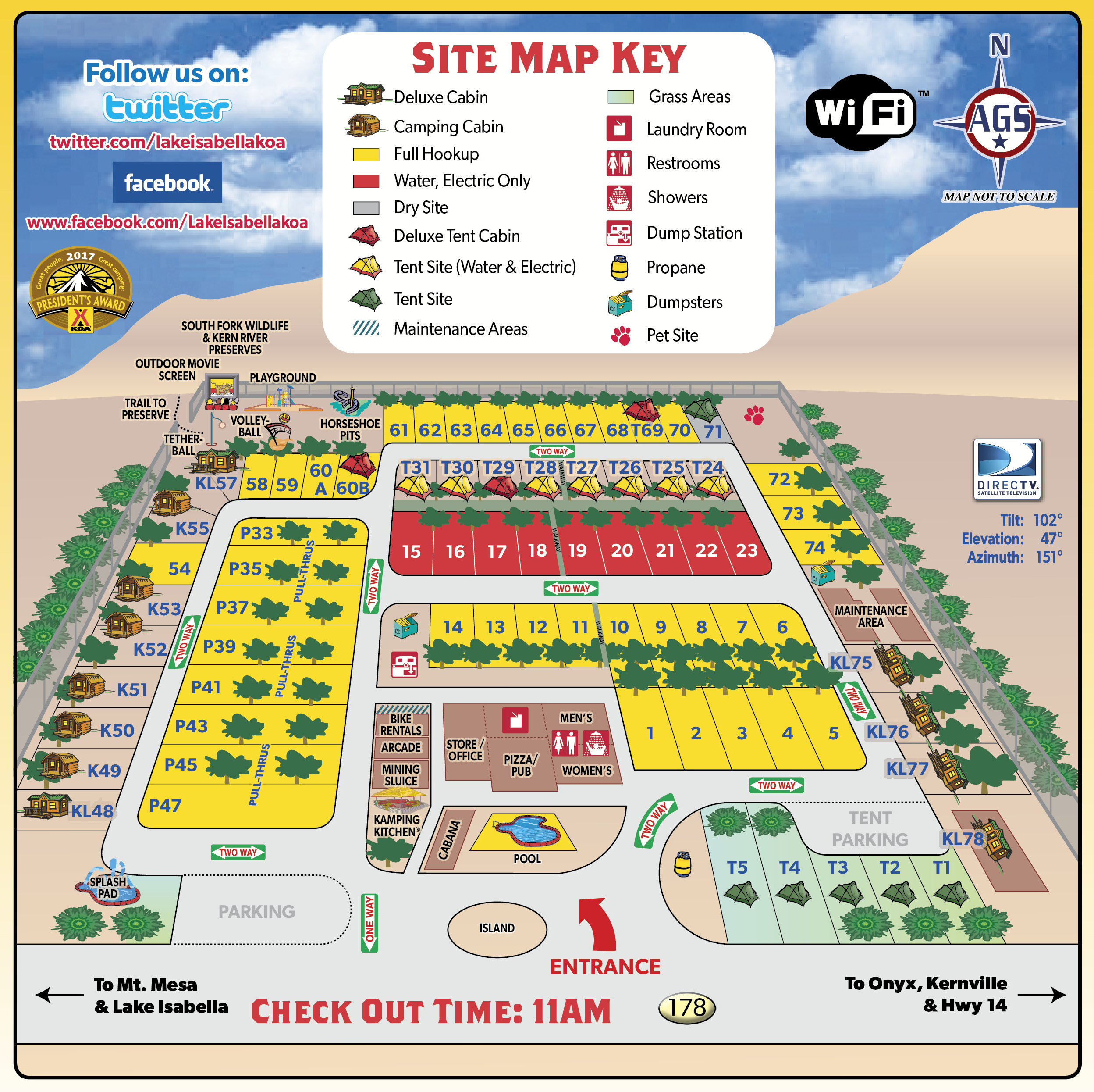 Lake Isabella / Kern River KOA Weldon, CA Campground Reviews